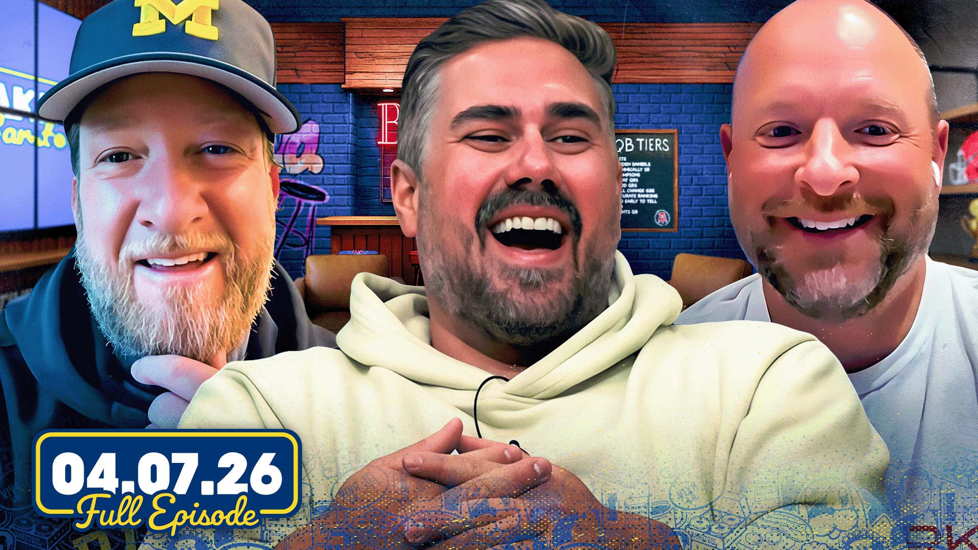 Dave Celebrates Michigans Win Over UConn & Russillo on Chicago Bulls | Wake Up Barstool Full Episode
