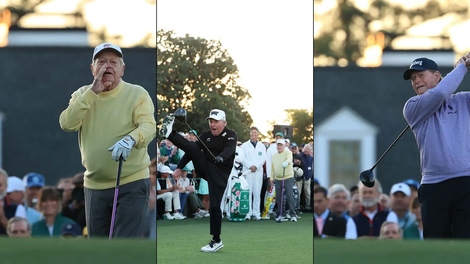 Fore Please: Jack Nicklaus Got The Masters Started With A Brutal Hook Off The Tee, Tom Watson/Gary Player Joined Him For One Of The Best Traditions In Sports