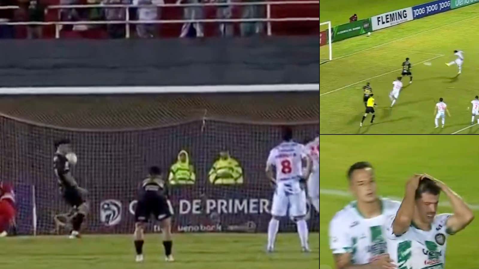 There's Never Been A More Breathtaking Goal In All Of Soccer Than This One Smashing Directly Off The Face Of A Dude Taking A Penalty Kick