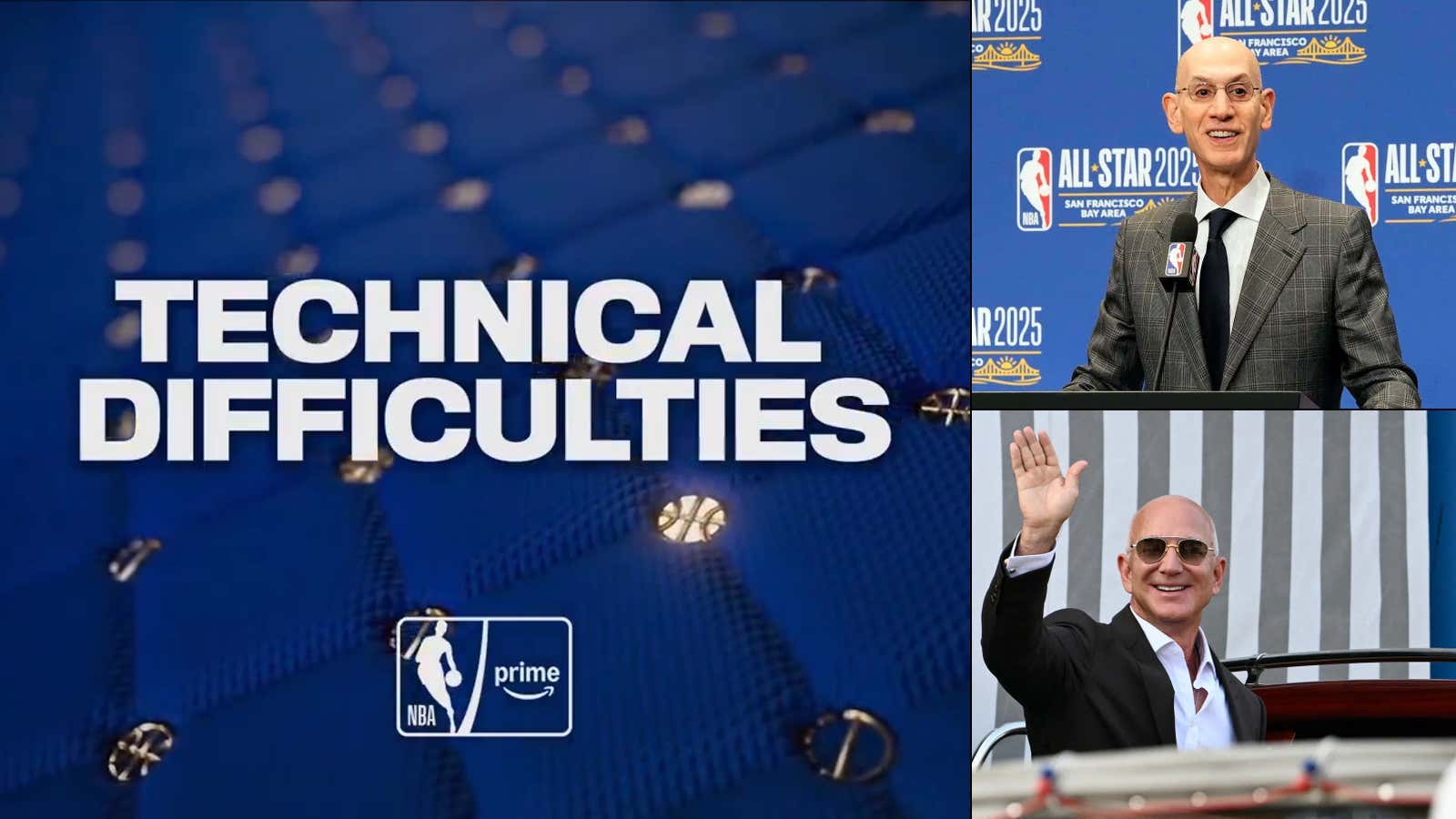 Shout Out To Amazon And That Cuck Adam Silver For The Technical Difficulties In The Final Minute Of The Hornets-Heat Broadcast Which Caused Everyone To Miss a Full Play