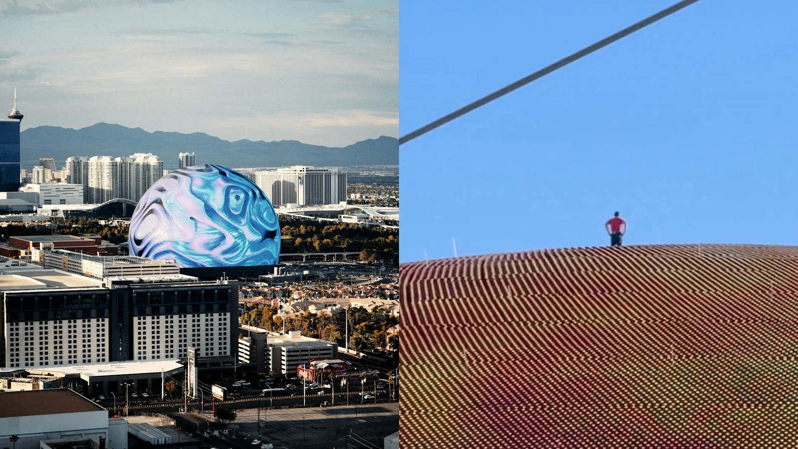 People in Las Vegas Saw a Man Casually Climbing The Sphere Yesterday. Turns Out it Was Alex Honnold, The Free Solo Guy
