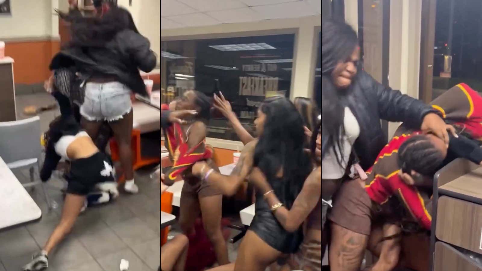 WATCH: 10 Person Slobberknocker BRAWL Breaks Out At Whataburger In Texas And It Was Infinitely More Entertaining Than That WrestleMania Slop