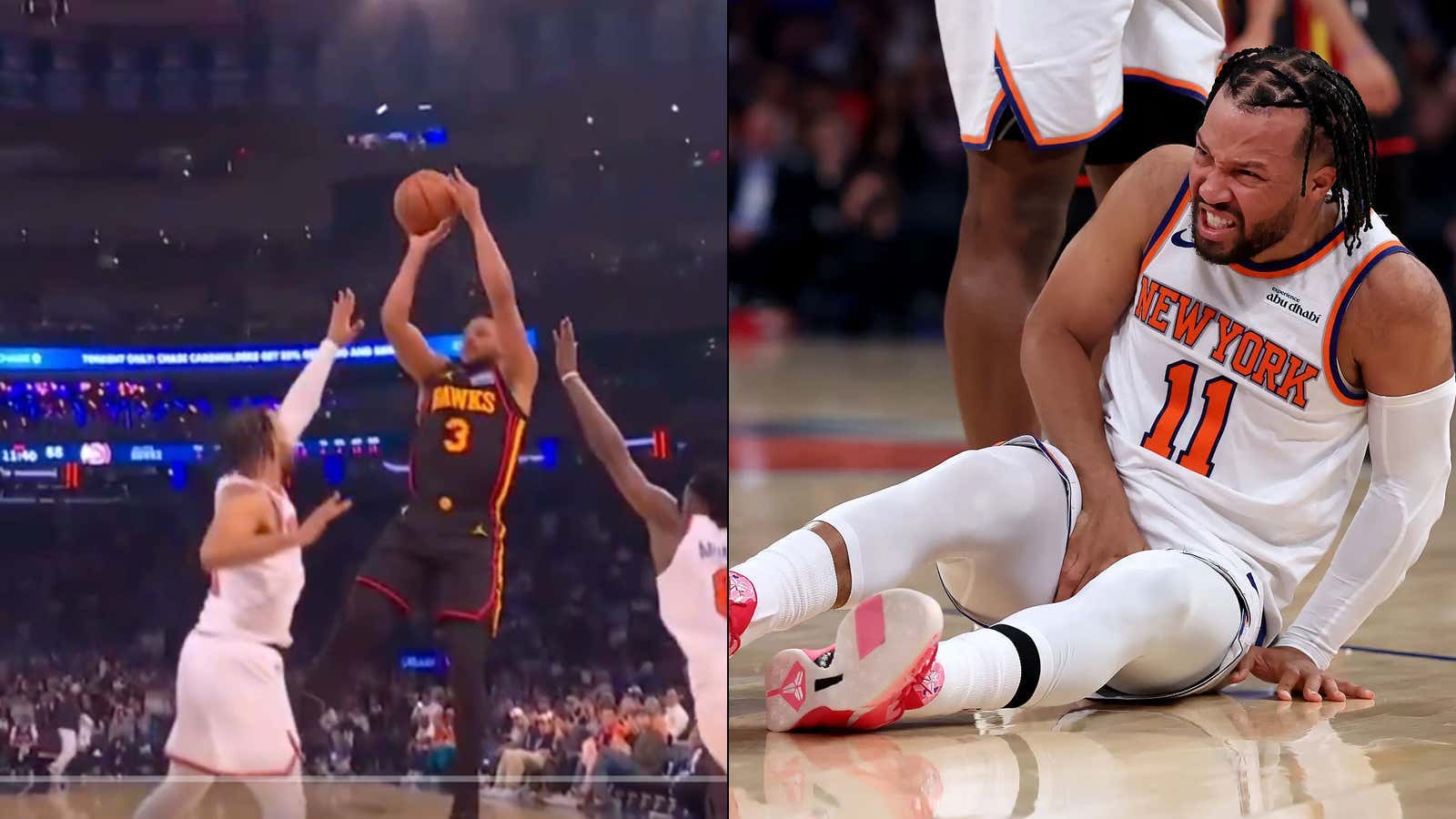 C.J. McCollum Is The Newest MSG Villain After He Kicked Jalen Brunson Right In The Dick, Spent The Postgame Whining That Brunson Faked It