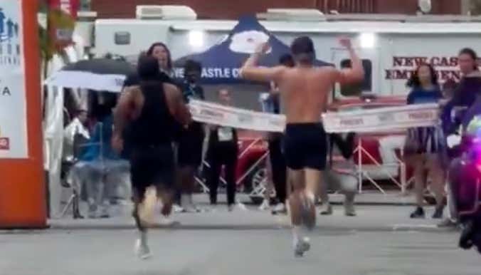 Brutal – Marathon Runner Loses Delaware Marathon After Celebrating Early and Getting Overtaken in The Final Second