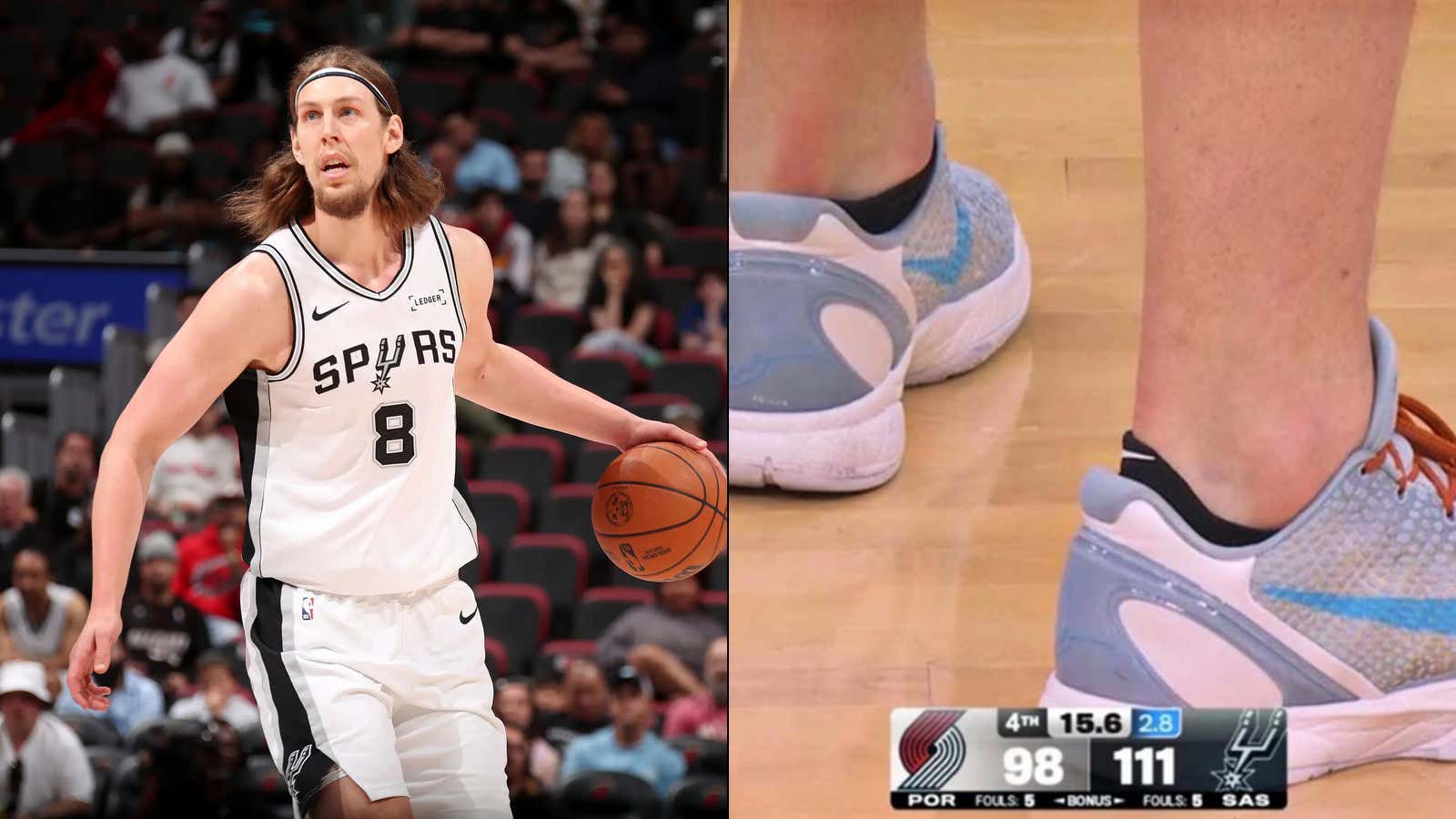 Kelly Olynyk Stood Up For Millennials Everywhere By Rocking Ankle Socks Against The Blazers