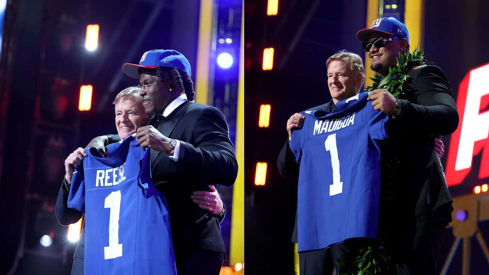 John Harbaugh Drafts Two Absolute MONSTERS In Arvell Reese And Francis Mauigoa As He Builds The Giants Into Bullies