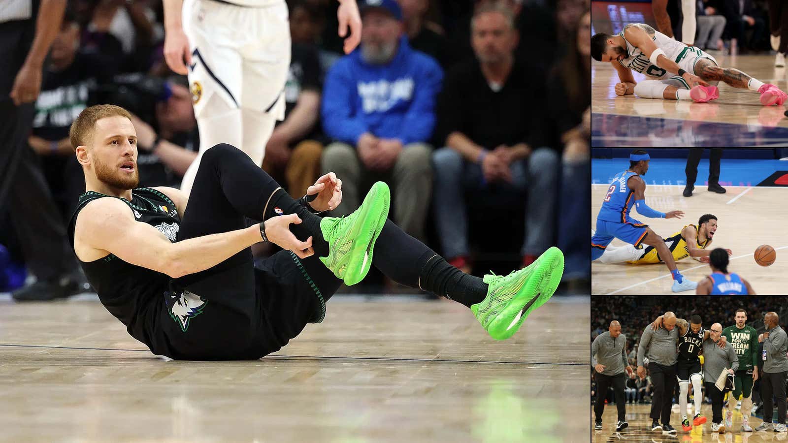 Donte DiVincenzo Tore His Achilles Just One Minute Into Game 4, Becoming The 4th Player Wearing #0 To Suffer That Injury In The Last Two Playoffs