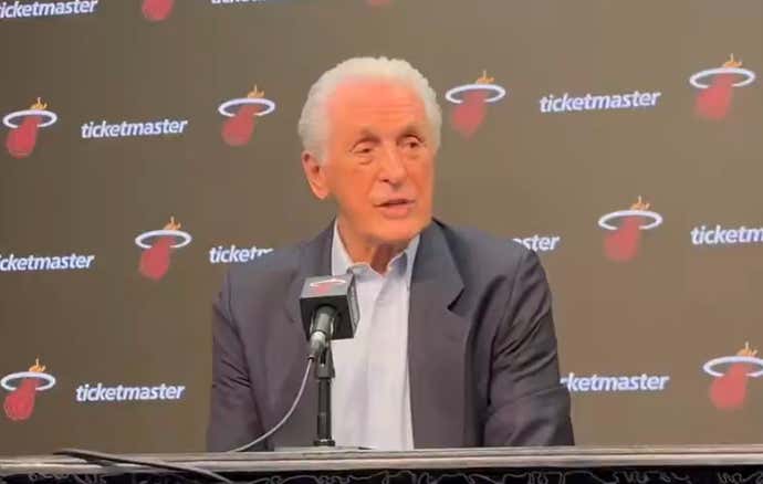 "If They Walk, We Get $50 Million Dollars In Cap Space" - It's Starting To Become Clear That Pat Riley May Not Have Any Idea How The NBA's Salary Cap Works