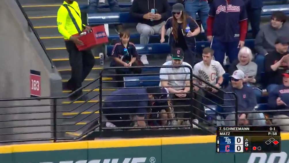 The Douche Of The Year Award Goes To This Guardians Fan Who Wrestled A Home Run Ball Away From A Little Girl In Cleveland