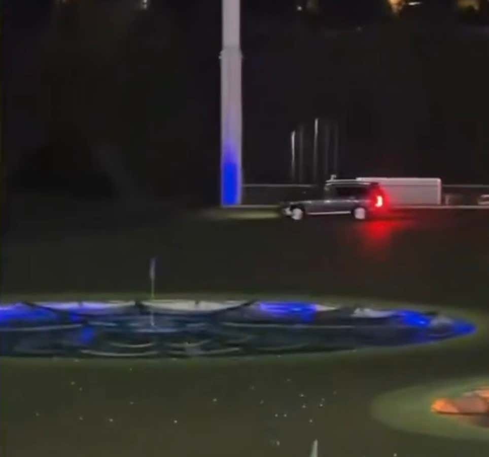 [Insert Tiger Woods Joke] – A Driver Took A Joy Ride Through A Top Golf Driving Range