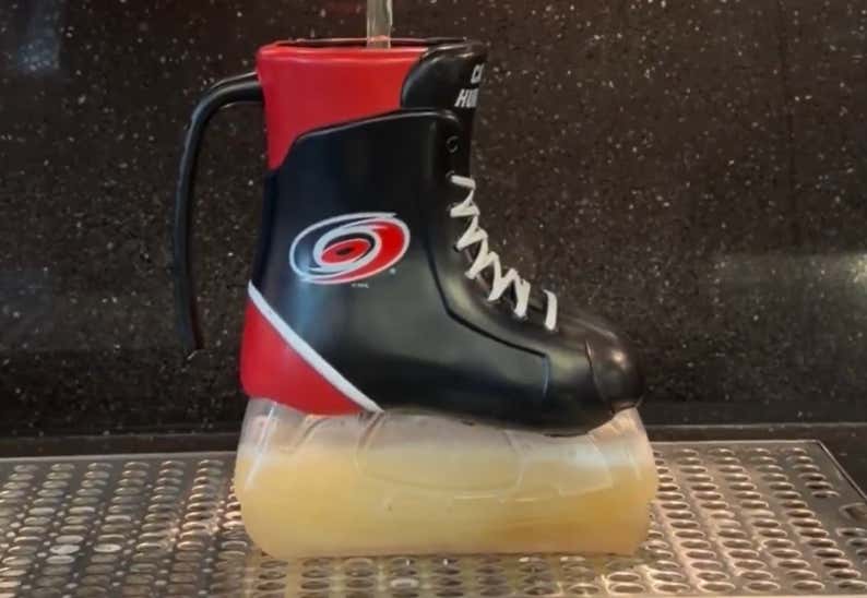As Much As It Pains To Admit, The Carolina Hurricanes "Beer Skates" Goes Incredibly Hard