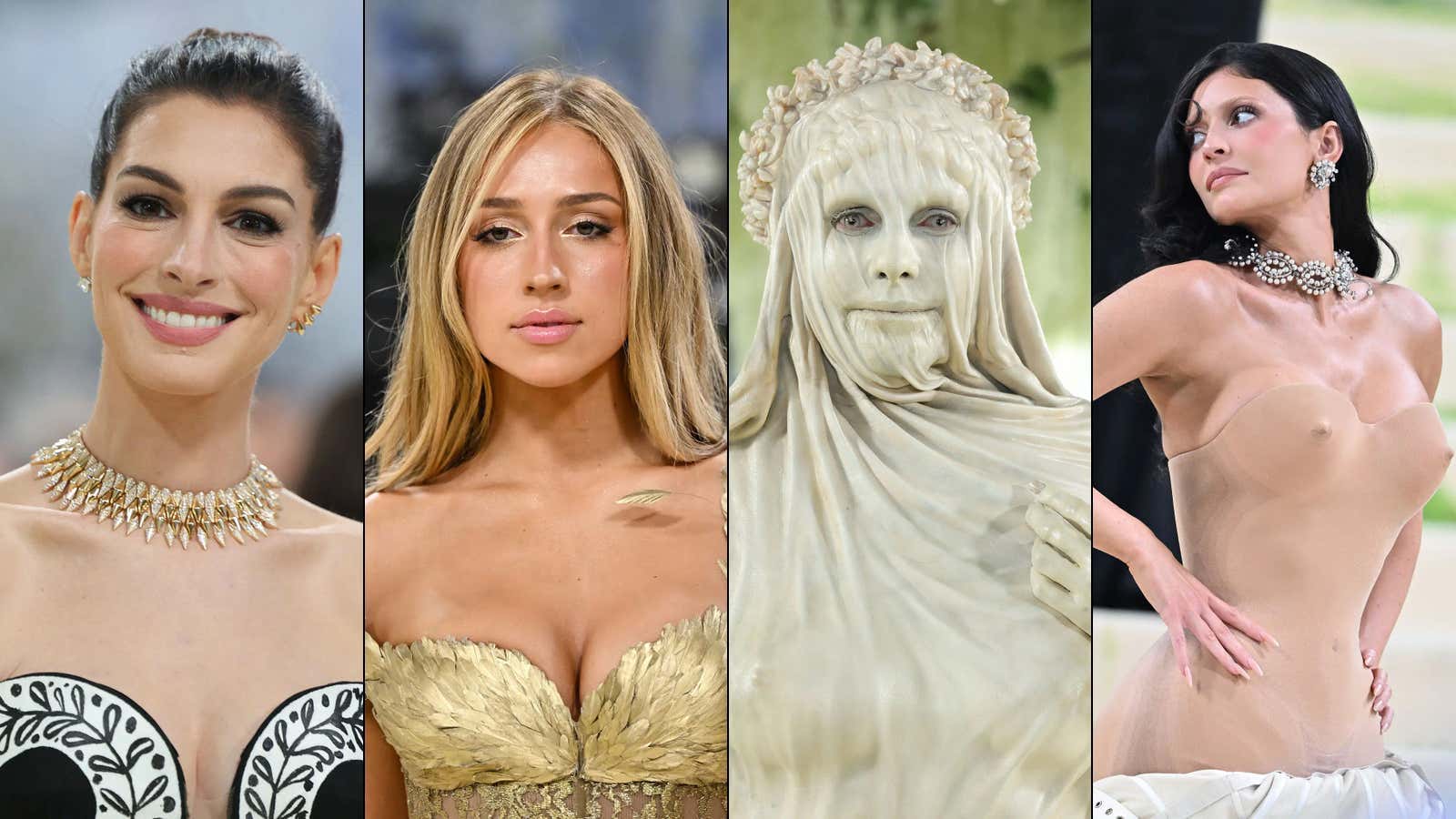 RECAP: Tate McRae & Sabrina Carpenter Won The Met Gala Last Night Along With Some A+ Outfits From Anne Hathaway & Kylie Jenner