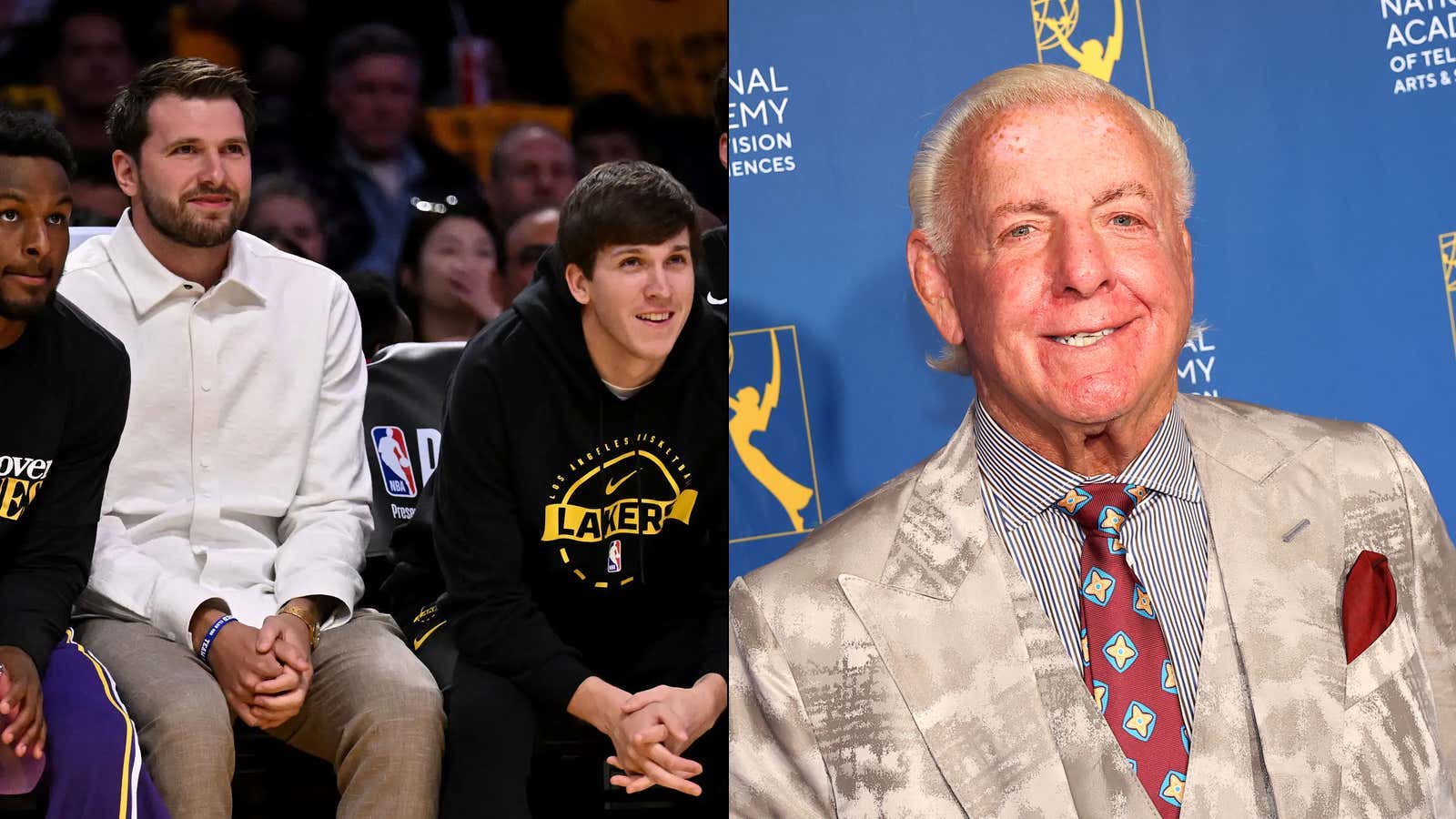 Ric Flair (Yeah, The Nature Boy) Wants Luka Doncic To Suck It Up And Start Playing Again Or Have The Lakers Trade Him