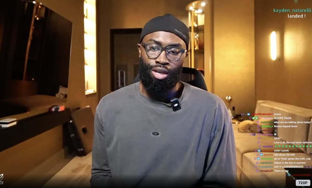 Jaylen Brown Hopped Back On His Stream To Clear The Air Around His Supposed Frustration With The Celtics, Favorite Season Comments & More