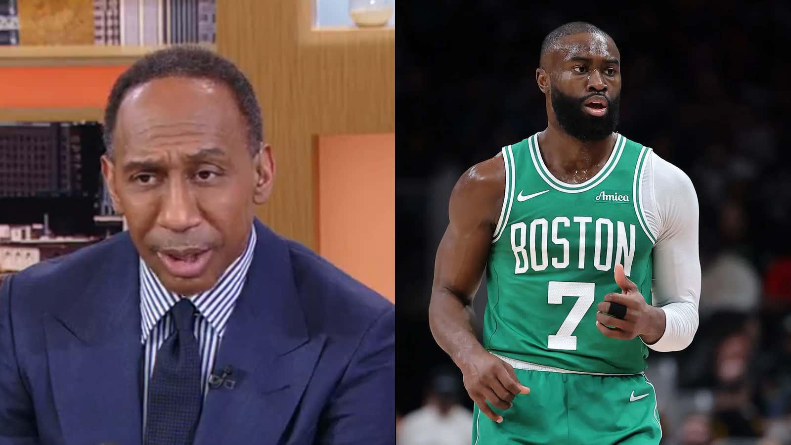 "I’ll Be Quiet / Stop Streaming If You Be Quiet And Retire. Let’s Give The People What They Want" - Jaylen Brown Isn't Done And Decided To Stuff Stephen A Smith In A Locker Following His Rant On First Take