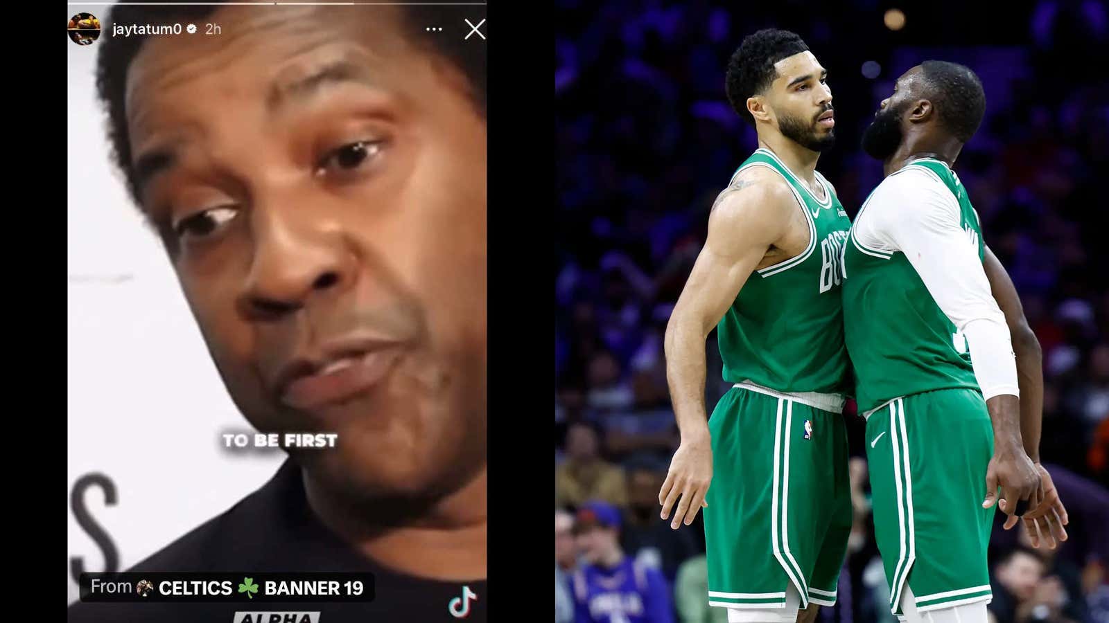 Jayson Tatum Broke His Silence And Put Out A Late Night Instagram Story That Seemed To Not Only Support Jaylen Brown But Also Take Shots At The Media