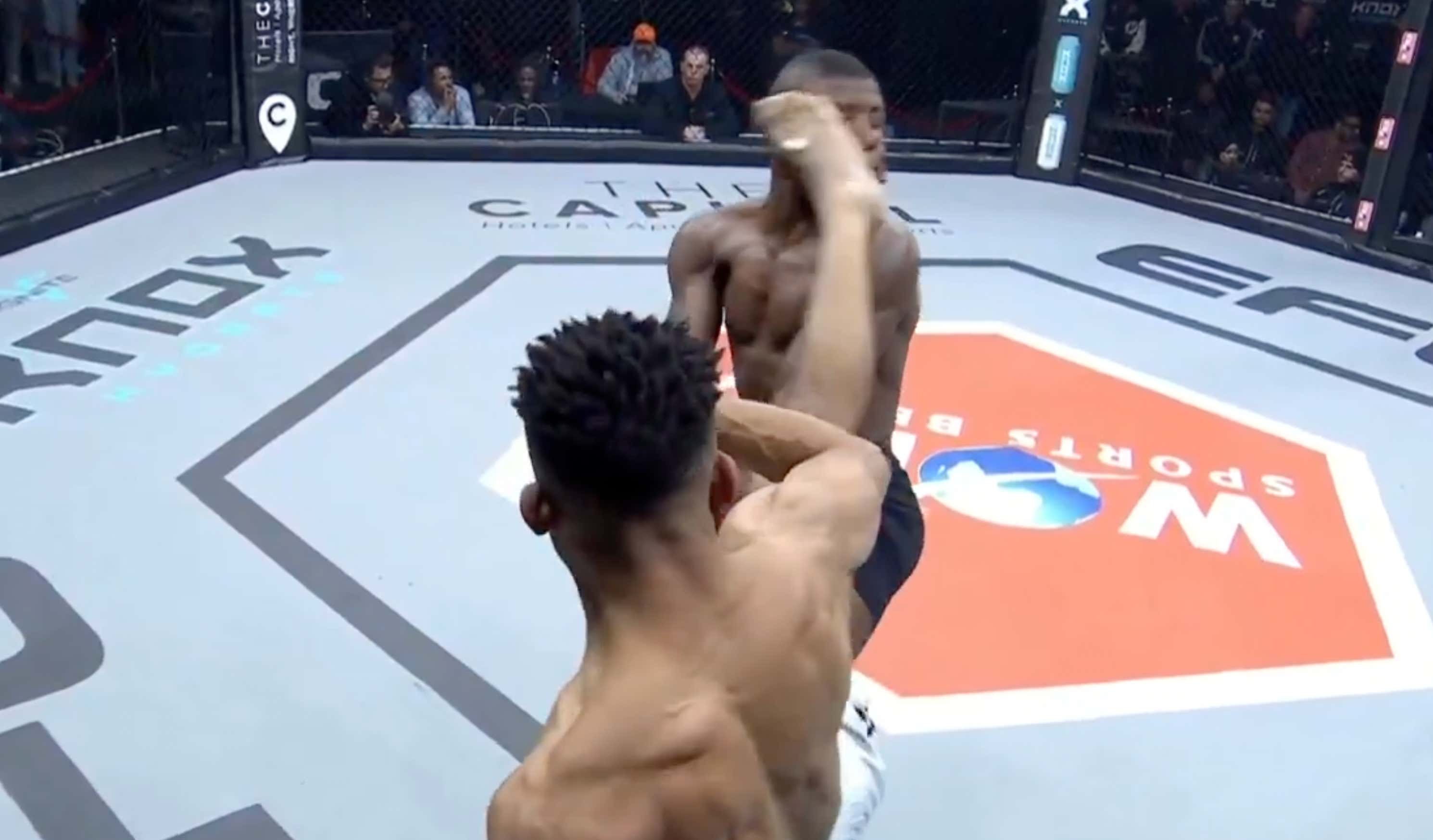 Stop What You're Doing And Watch This Spinning Wheel Kick Knockout