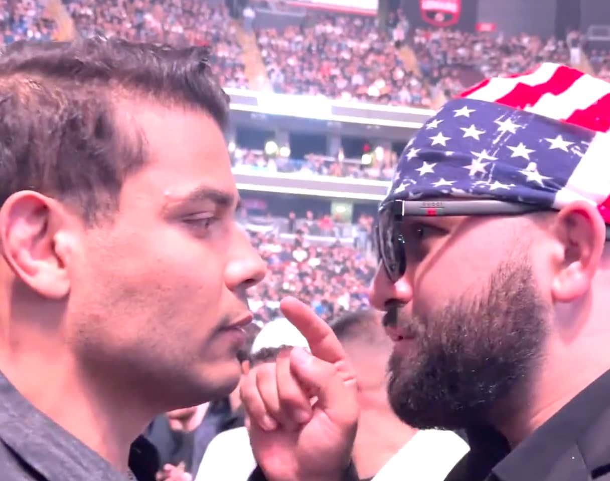 Josh Hokit And Paulo Costa Just Had To Be Separated In The Crowd Of UFC 328