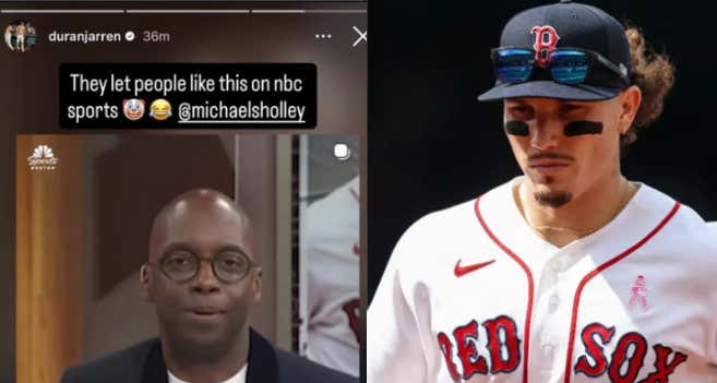 Jarren Duran Trolled A Boston TV Host Then Seemed To Delete His Instagram Account As the Red Sox Lose Yet Again