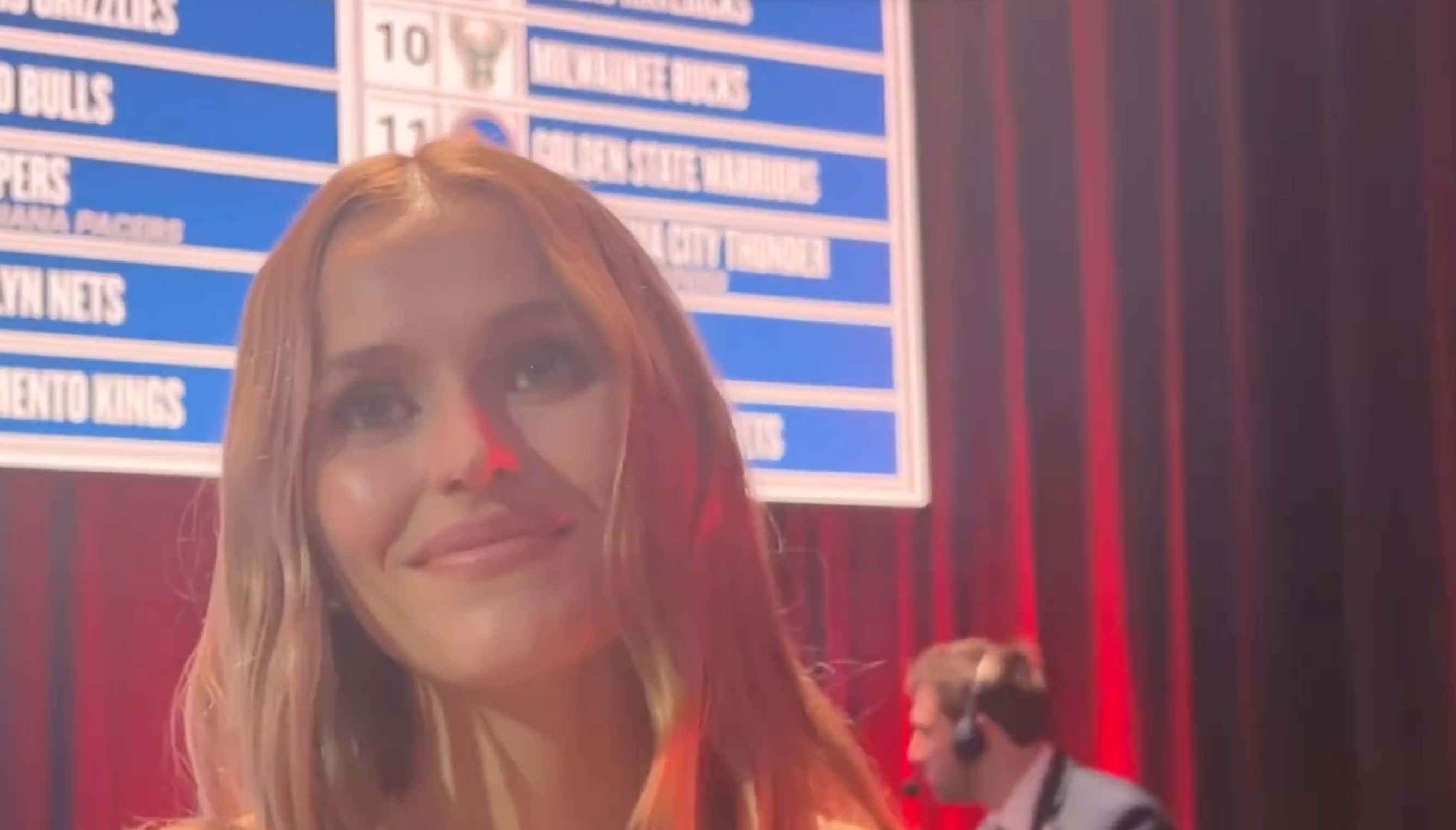 Mallory Edens Did A Post Draft Lottery Interview After The Bucks Got The 10th Pick And The Interviewer May Have Been Slightly Nervous
