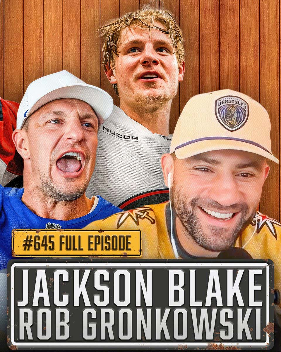 Rob Gronkowski and Carolina Hurricane Jackson Blake Join Spittin' Chiclets