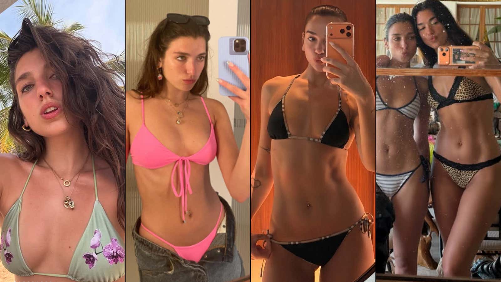ALERT: Dua Lipa Has A Younger Sister Who's An Actress/Model/Dancer? And Also Loves Traveling The World In Bikinis? Happy Birthday Rina Lipa!