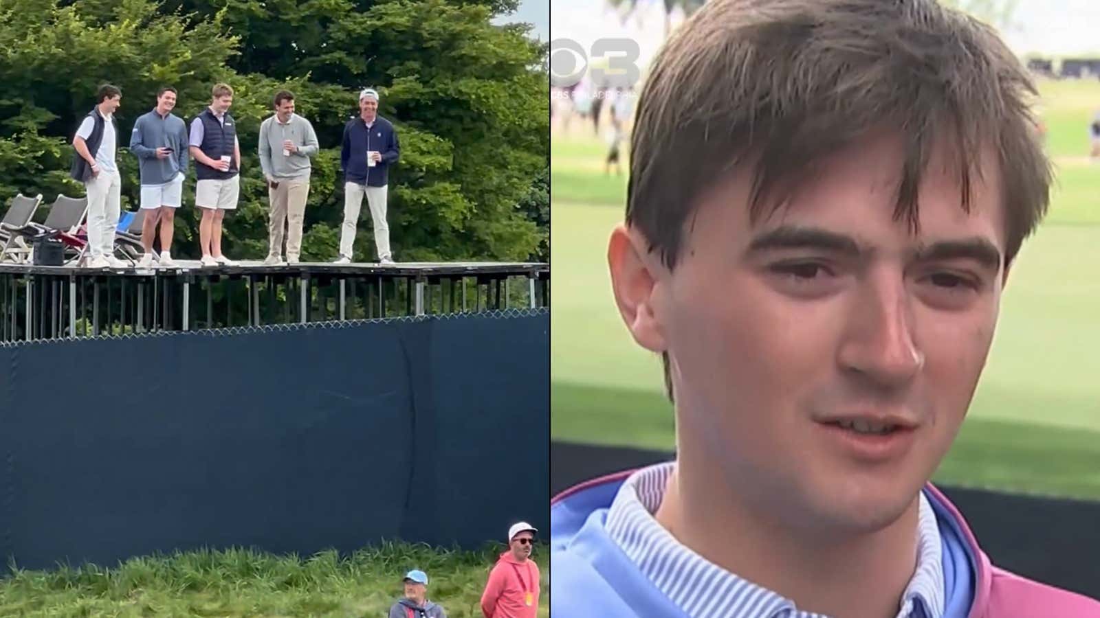 The Family That Set Up A Giant Platform Behind Aronimink For The PGA Championship Is Pure Class