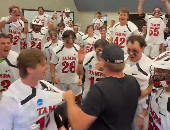 The Univeristy of Tampa Lacrosse Team Looks Unstoppable Now That They Have The Power of Coach Gruden on Their Side