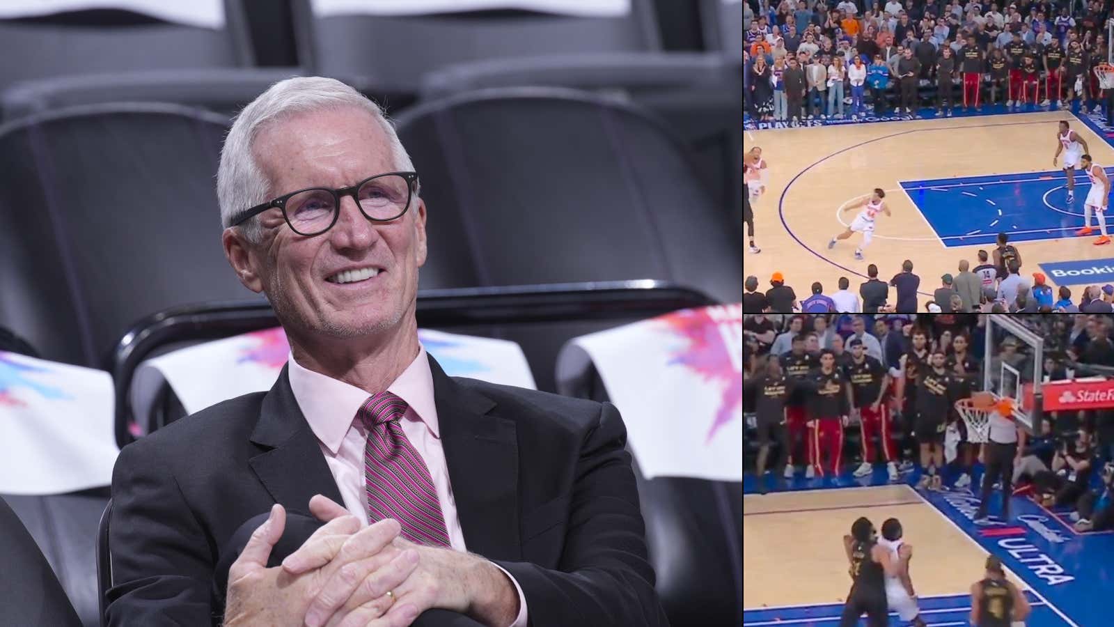 The Wildest Part Of Last Night's Game 1 Was Mike Breen Pulling Out After He Hit Us With The First Ever Premature Half Bang