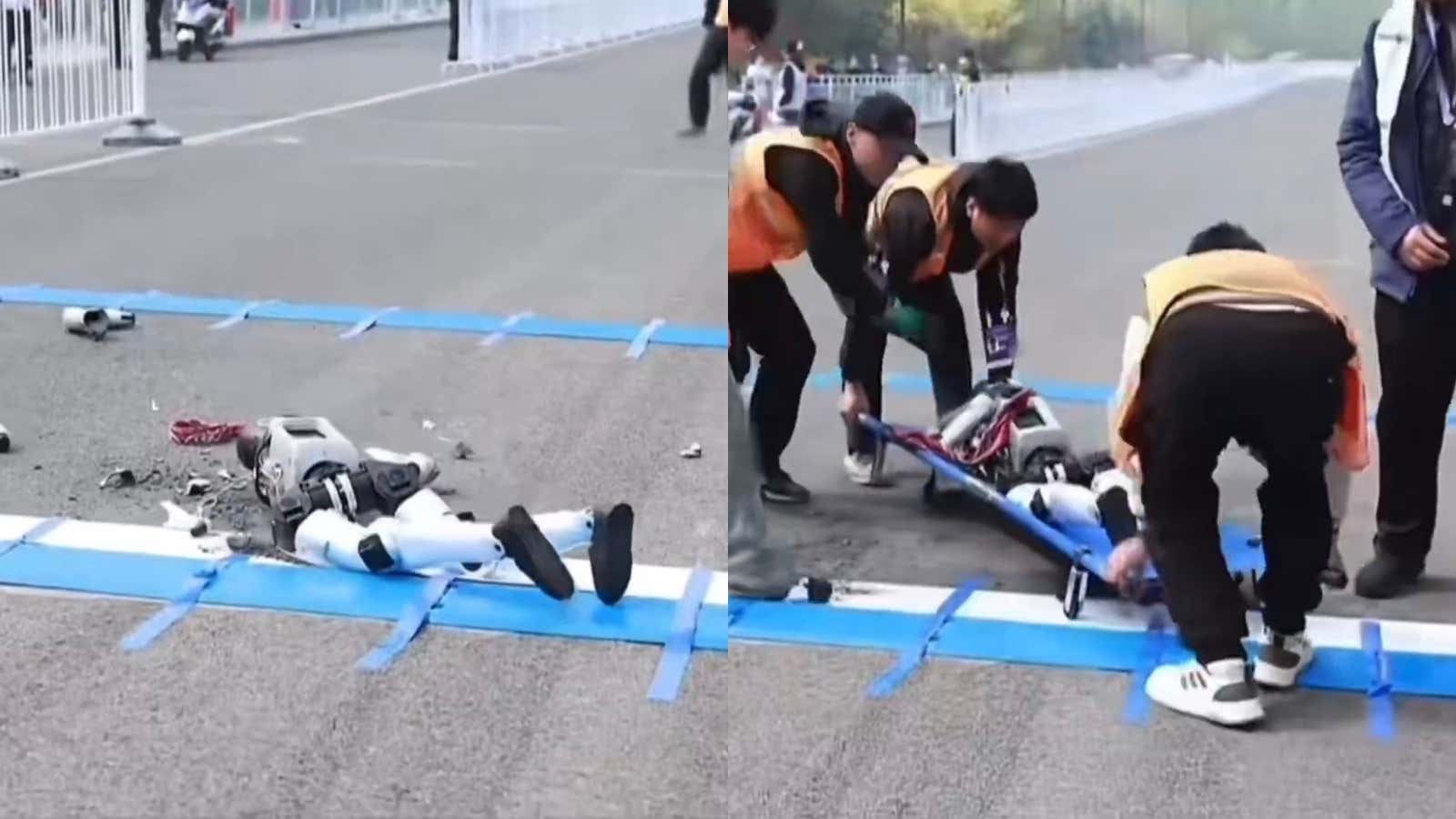 Enjoy These Satisfying Videos of Humanoid Robots Crashing Out and Embarrassing Themselves in Public