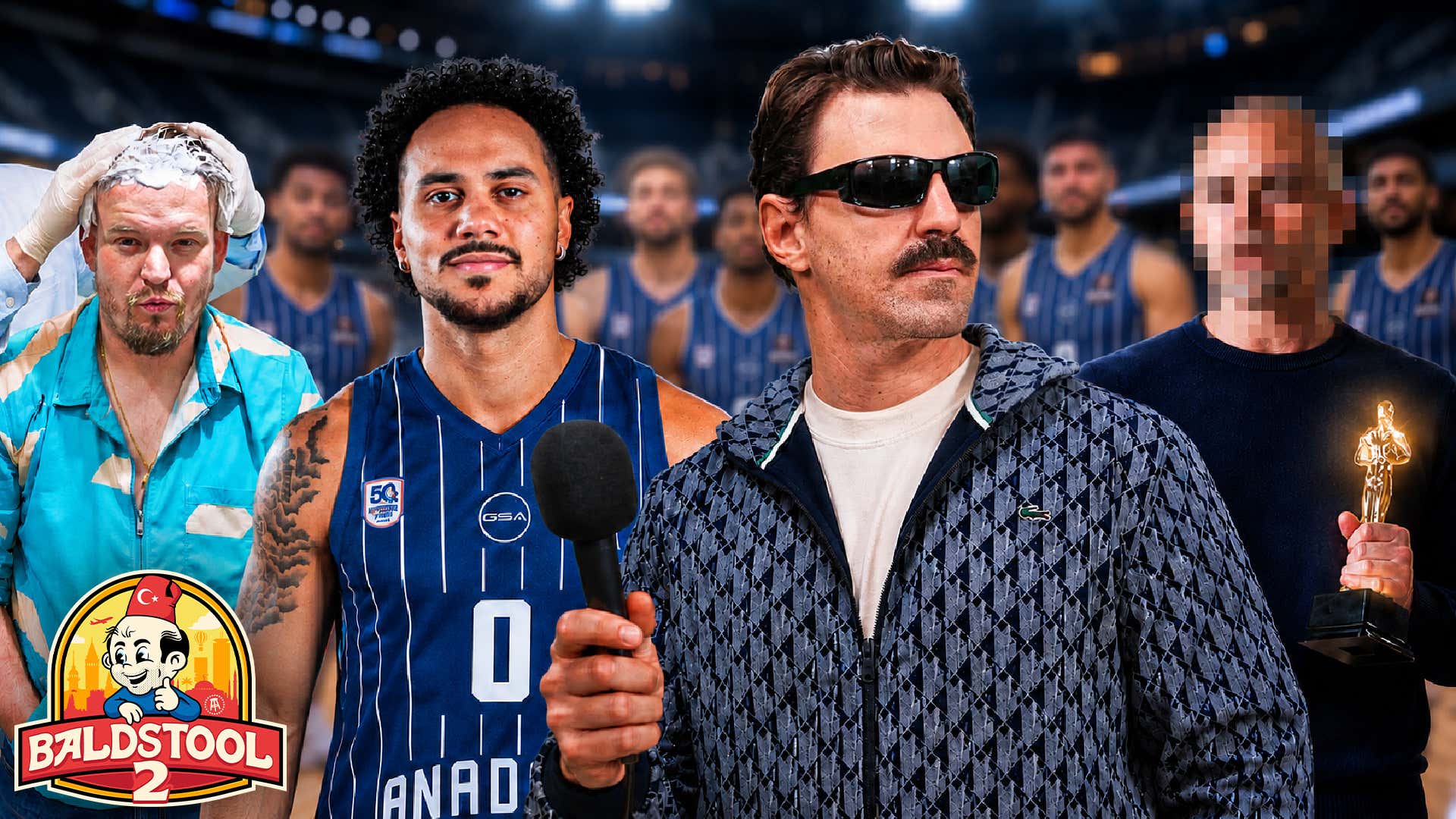 I Took The Baldstool Crew to a Turkish Basketball Game After Their Hair Transplants