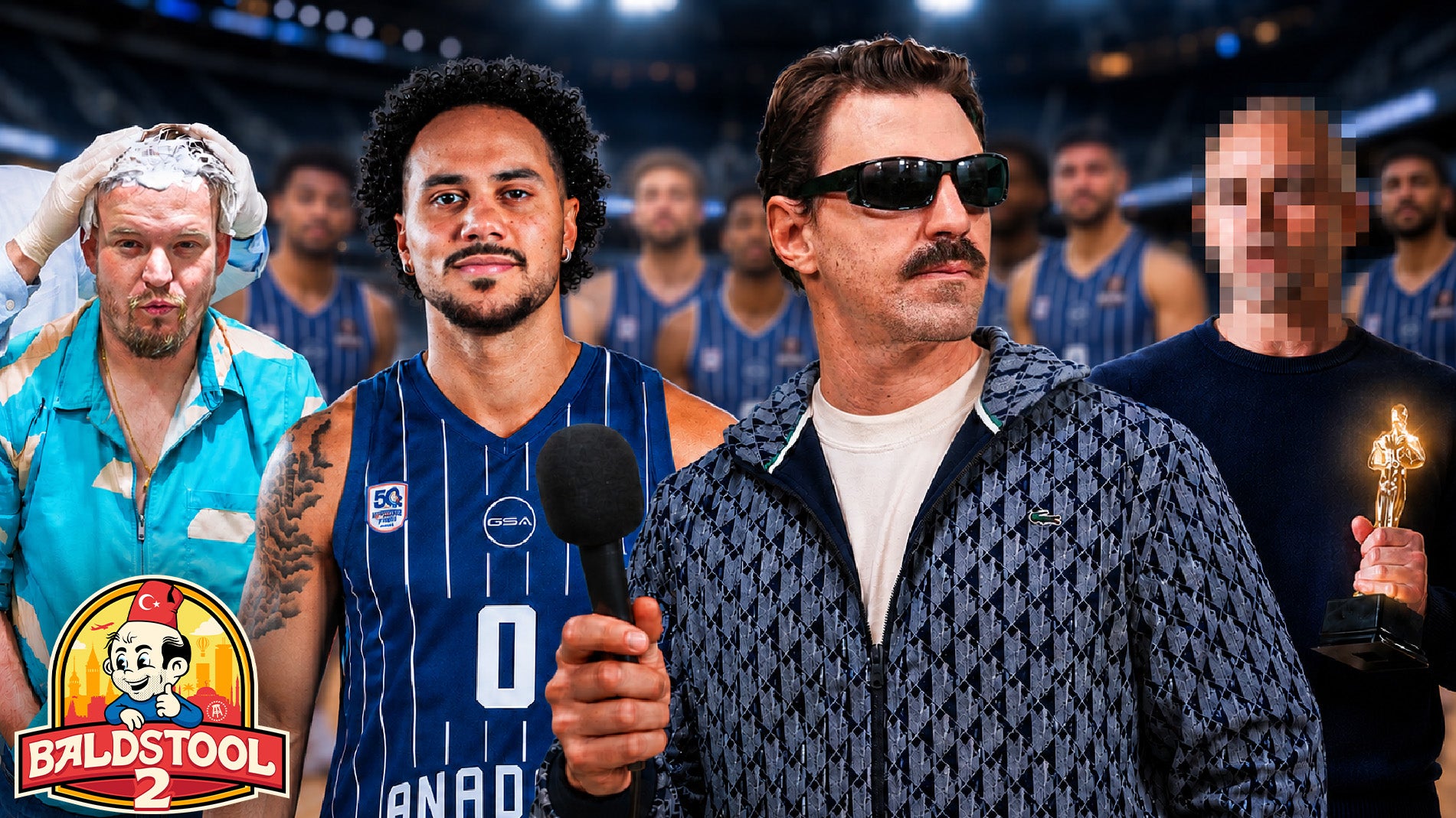 I Took The Baldstool Crew to a Turkish Basketball Game After Their Hair Transplants