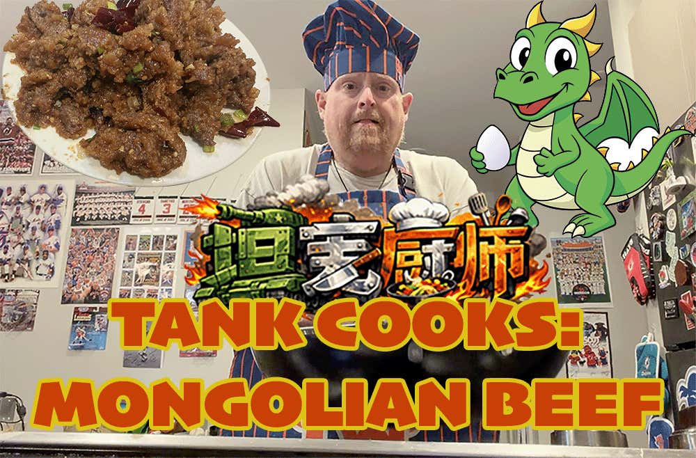Tank Cooks Mongolian Beef