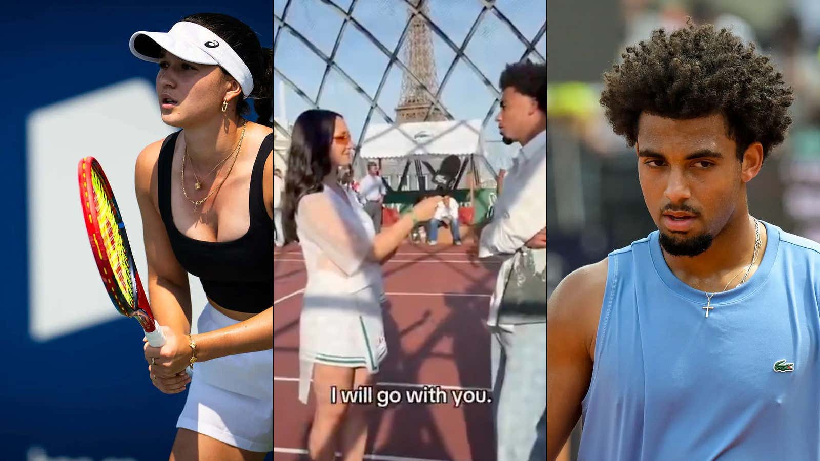 Tennis Player Arthur Fils Took a Harmless Pre-French Open Lacoste Video As An Opportunity To Openly Shoot His Shot With The Beautiful Eva Lys
