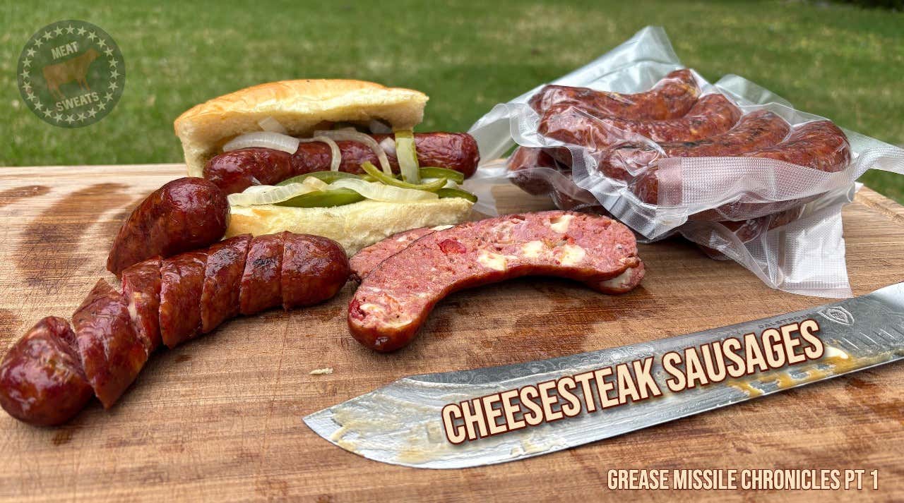 Meat Sweats With Jordie: Cheesesteaks Are Great, But Making Your Own Cheesesteak Sausages Are Even Better