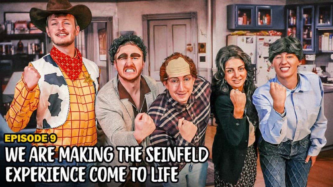 We're Putting On The Seinfeld X Woody From Toy Story 2 Live Show TODAY in NYC | The Apartment