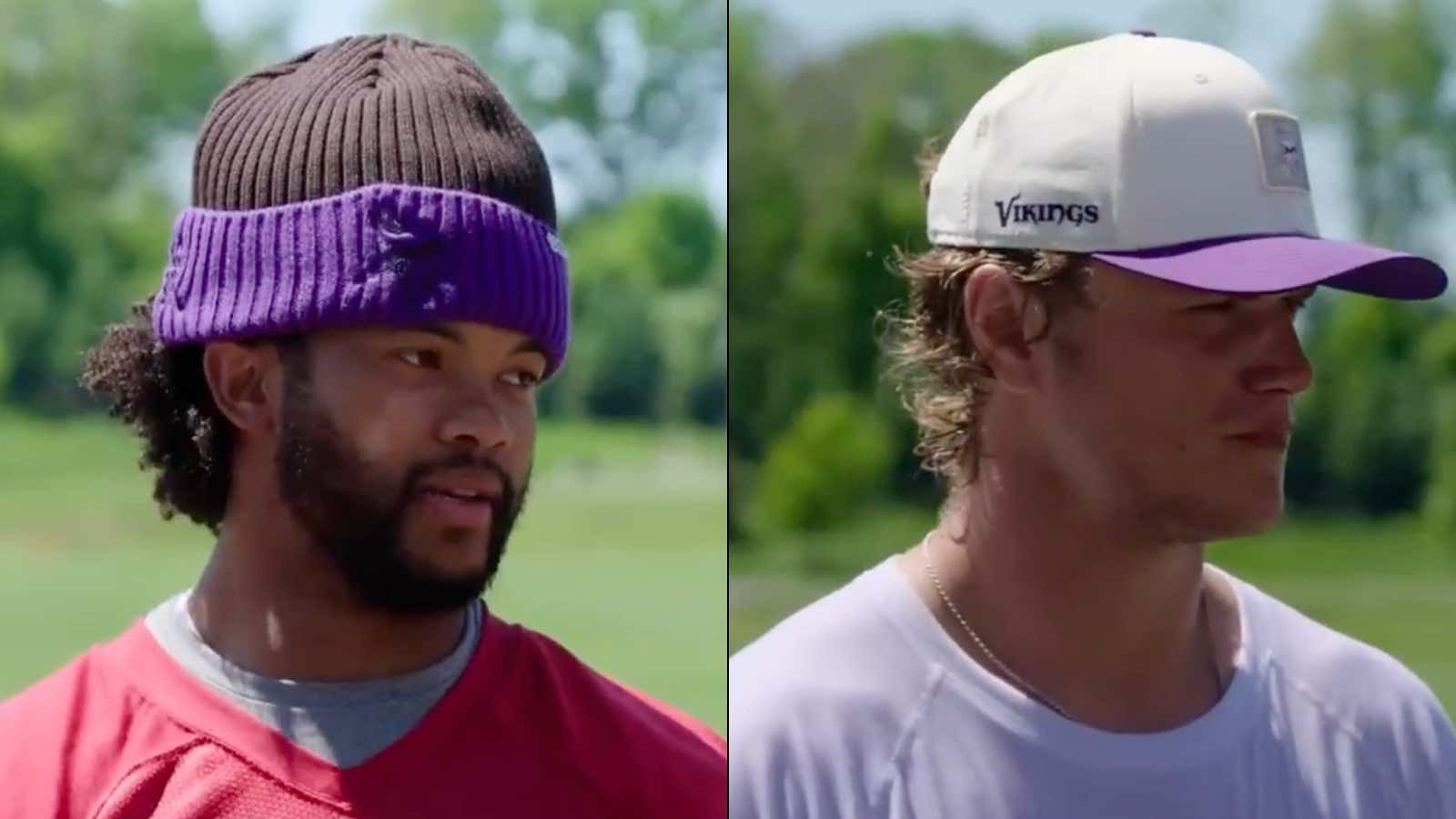 JJ McCarthy Did The Impossible Today And Made Kyler Murray Seem Like The Bigger Person In The Vikings Locker Room, Compares Their Relationship To Some Awkward High School Classroom Situation