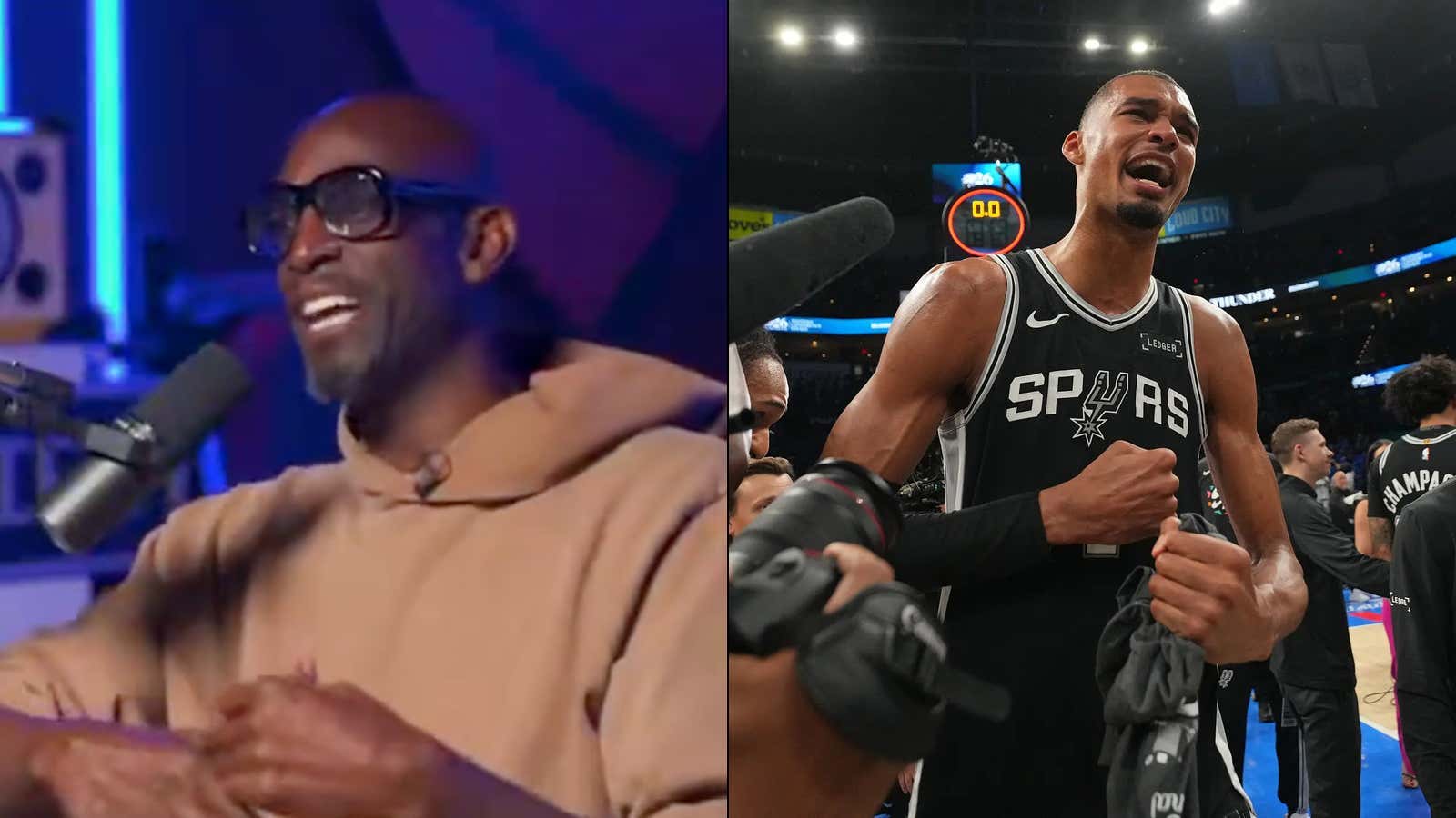 Kevin Garnett Did NOT Approve Of How Emotional Wemby Got After Making The Finals
