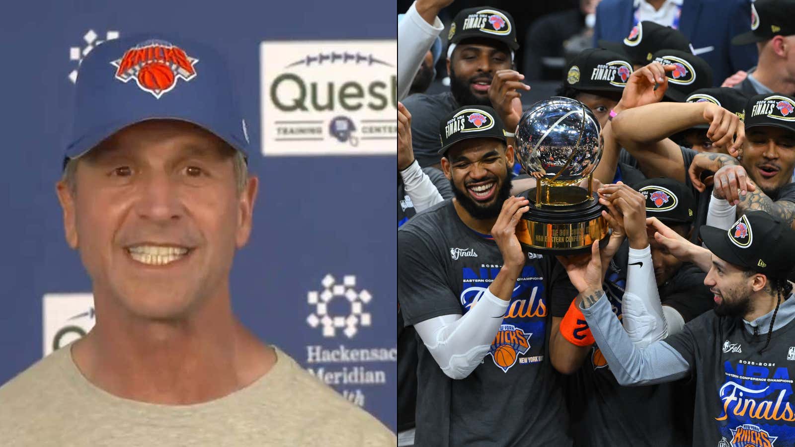 New York's Team: John Harbaugh Spent His Press Conference Today Calling The Knicks A Coach's Dream And How He Wants This For The Giants