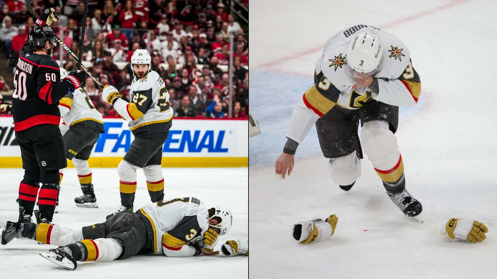 Hockey Is A Sick And Twisted Sport, As Further Evidenced By Brayden McNabb Eating An 87 MPH Slapshot Straight To The Face