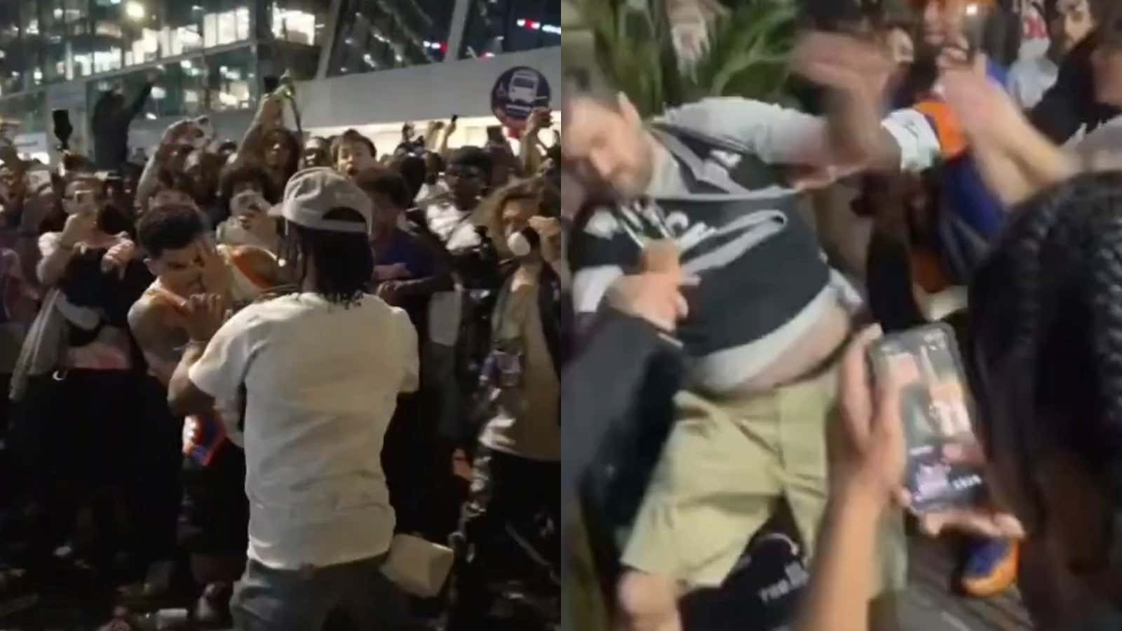 Crazy Videos of Knicks Fans Nearly Tearing Down Manhattan Last Night, Pray For ANYTHING Other Than "SPURS IN 6"