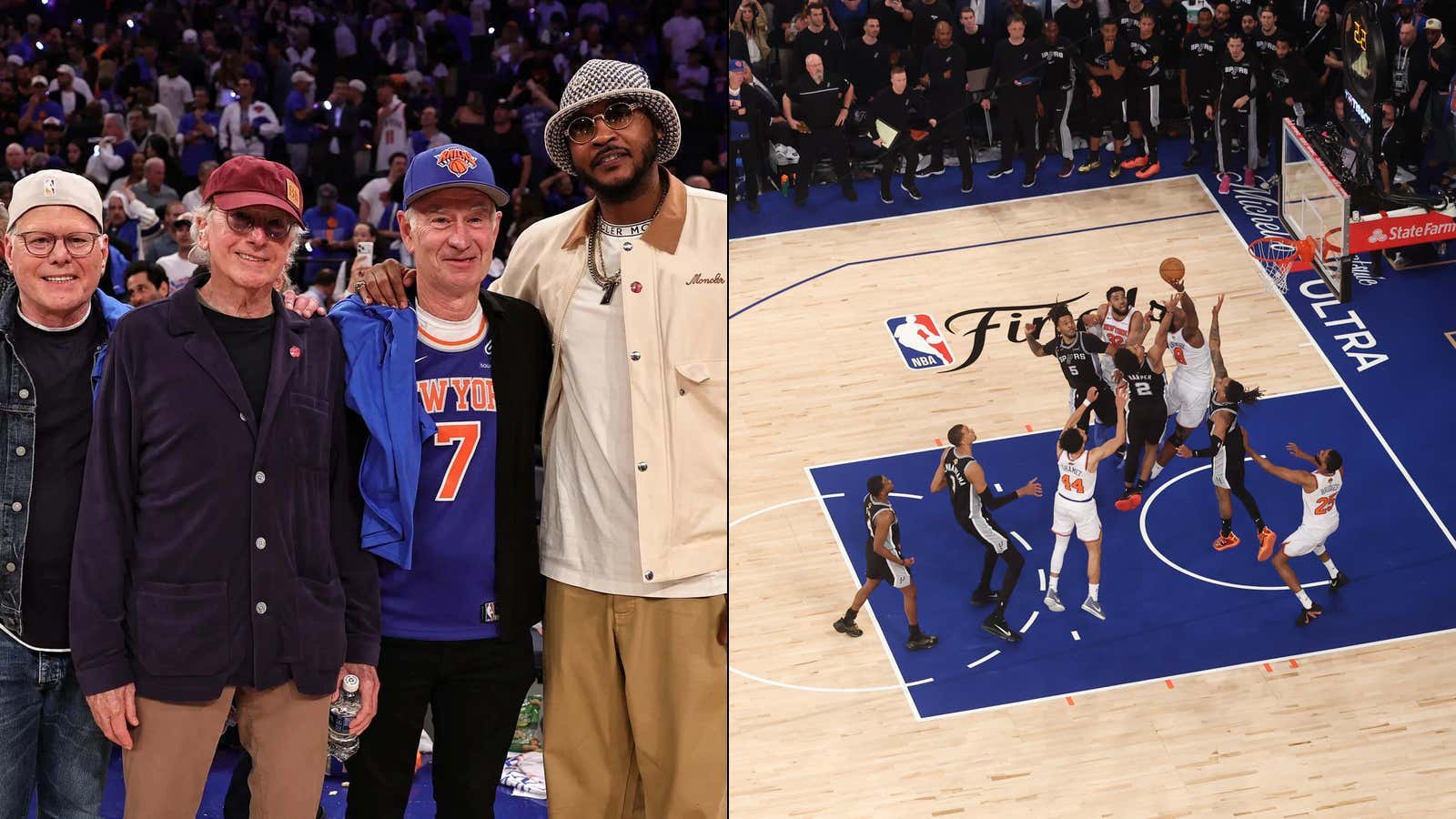 Leader: Carmelo Anthony Claims He Played A Part In OG's Game-Winner, Was Yelling Instructions To The Knicks On Crashing The Glass
