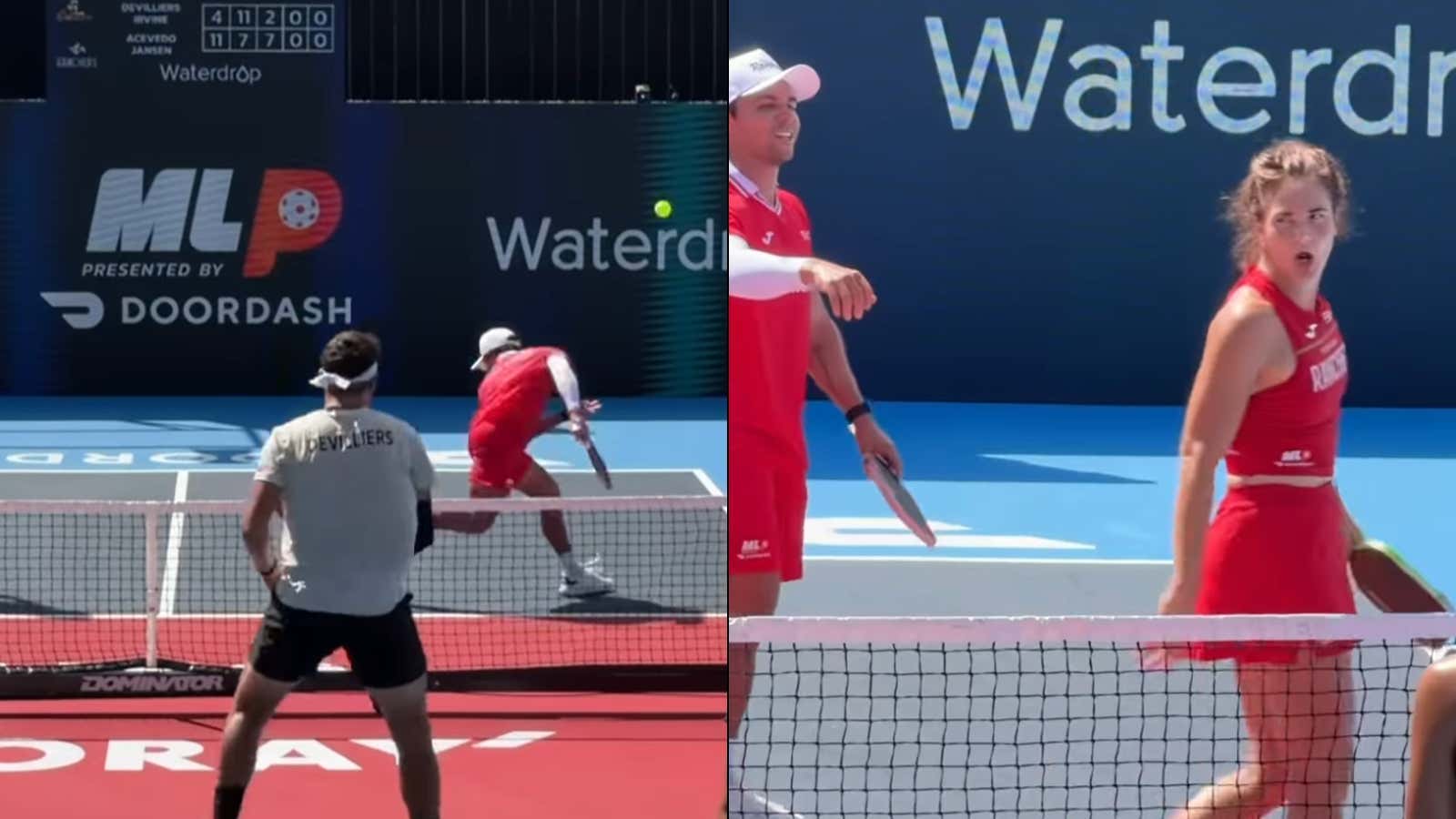 It Might Be Time For Pickleball To Allow Fighting In The Game After Players Attempt To Blast A Hole Through Their Opponent's Chest