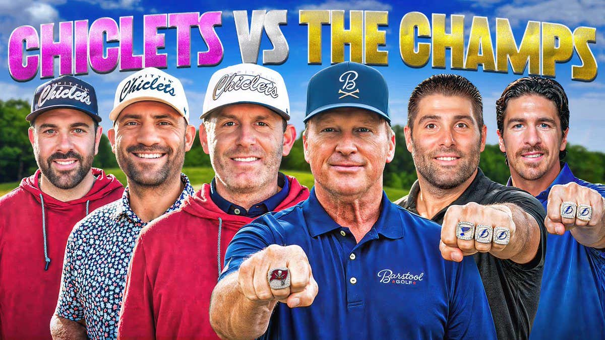 Jon Gruden, Pat Maroon And Ryan McDonough Play The Chiclets Vs. Champs Sandbagger