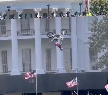 Travis Pastrana Doing Backflips In Front Of The White House Is Maybe The Most American Video Of All Time