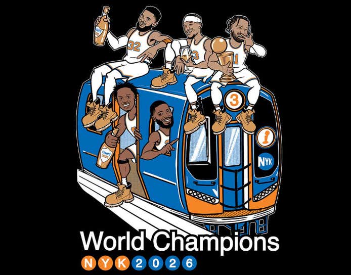 THE NEW YORK KNICKS ARE CHAMPIONS! THE MERCH IS LIVE! WHAT A MOMENT TO BE ALIVE!