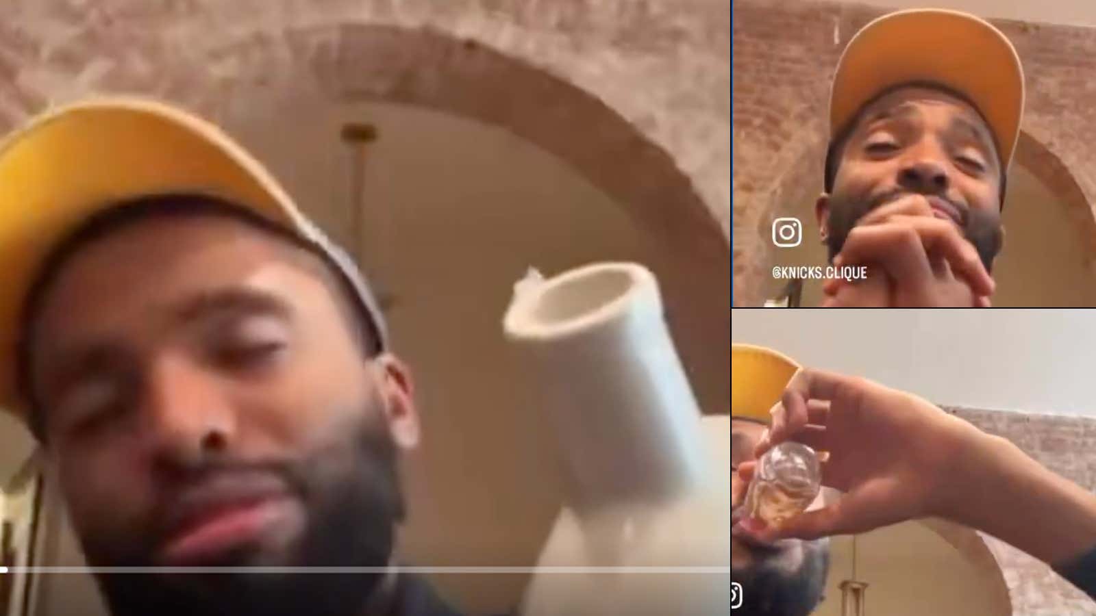 Mikal Bridges Is Hammered On IG Live Making Goat Sounds For Jalen Brunson, Talking About The 10-Week Sex Ban Rumor And Ranting About Coldplay