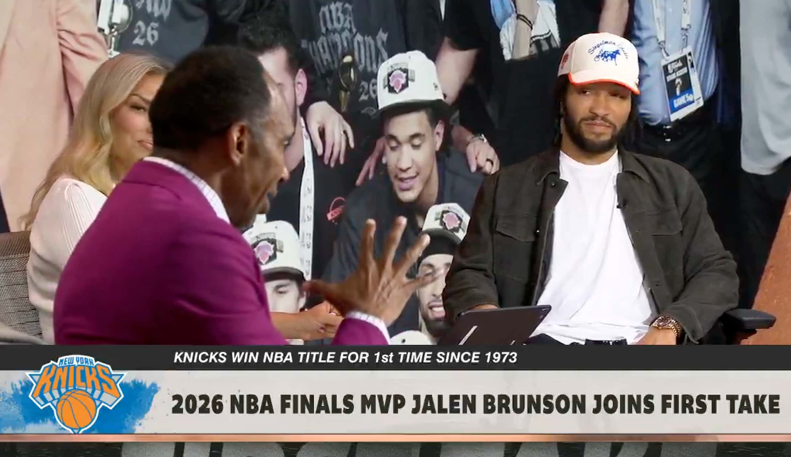You Have To Appreciate How Little Jalen Brunson Cared For Stephen A Smith's Apology On 'First Take' This Morning