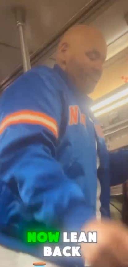It's All Love In New York City: Fat Joe And Knicks Fans Were Singing Lean Back On The Subway While Dancing