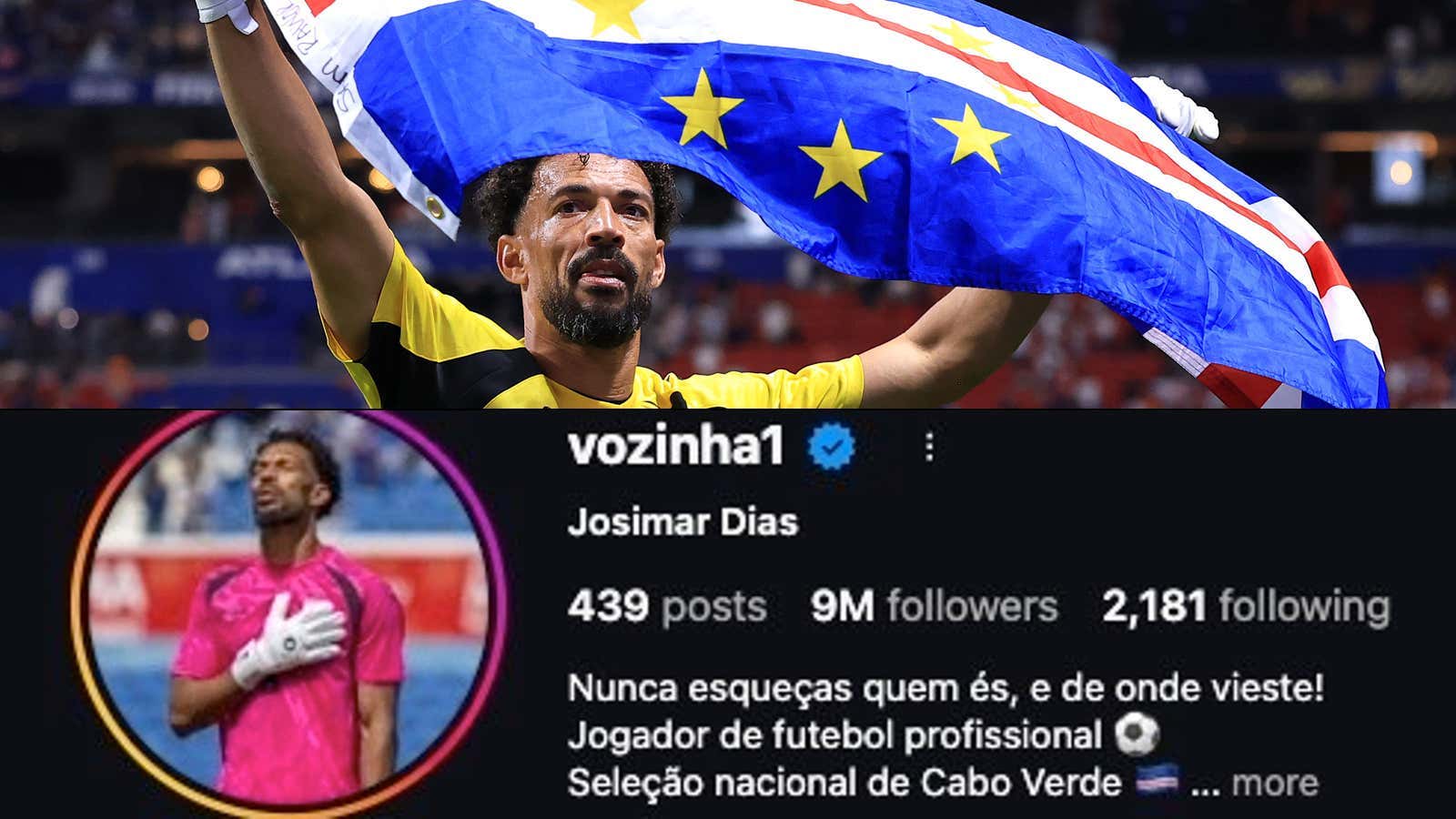 With One World Cup Tie, Cape Verde's 40-Year Old Goalie Has Surpassed Victor Wembanyama, Patrick Mahomes, Travis Kelce, and Pretty Much Every Athlete in American Sports in Instagram Followers